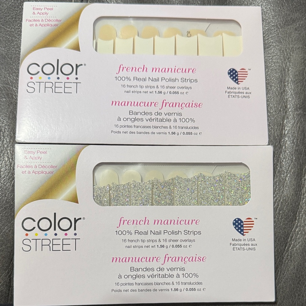Color Street French Manicure Nail Strip Bundle